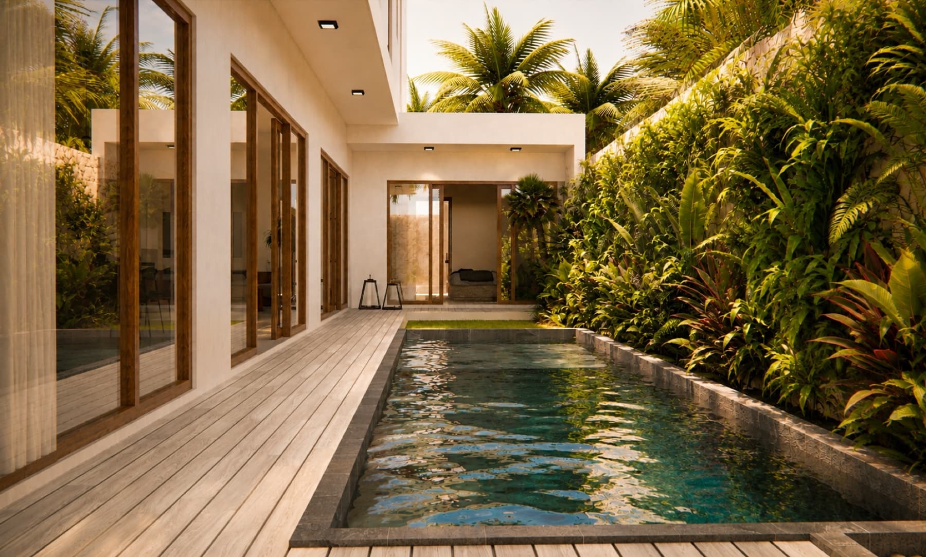 Pool & garden